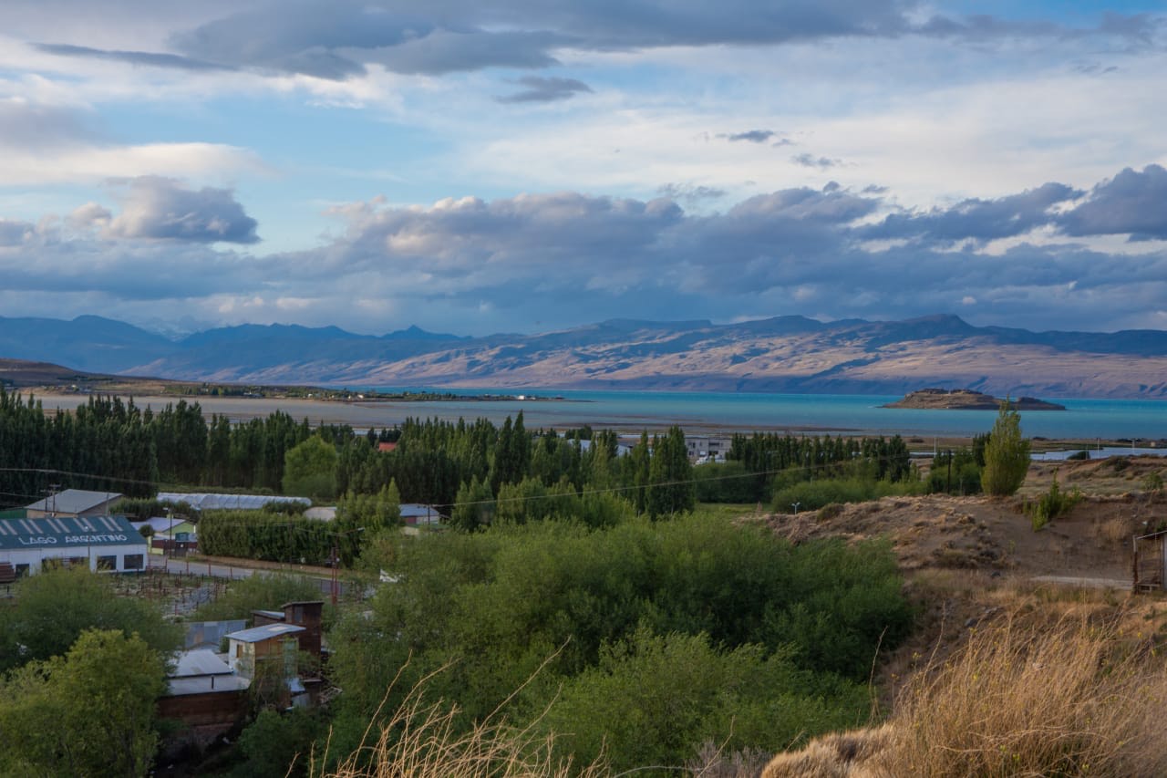 Atardecer en las montañas patagónicas desde El Calafate